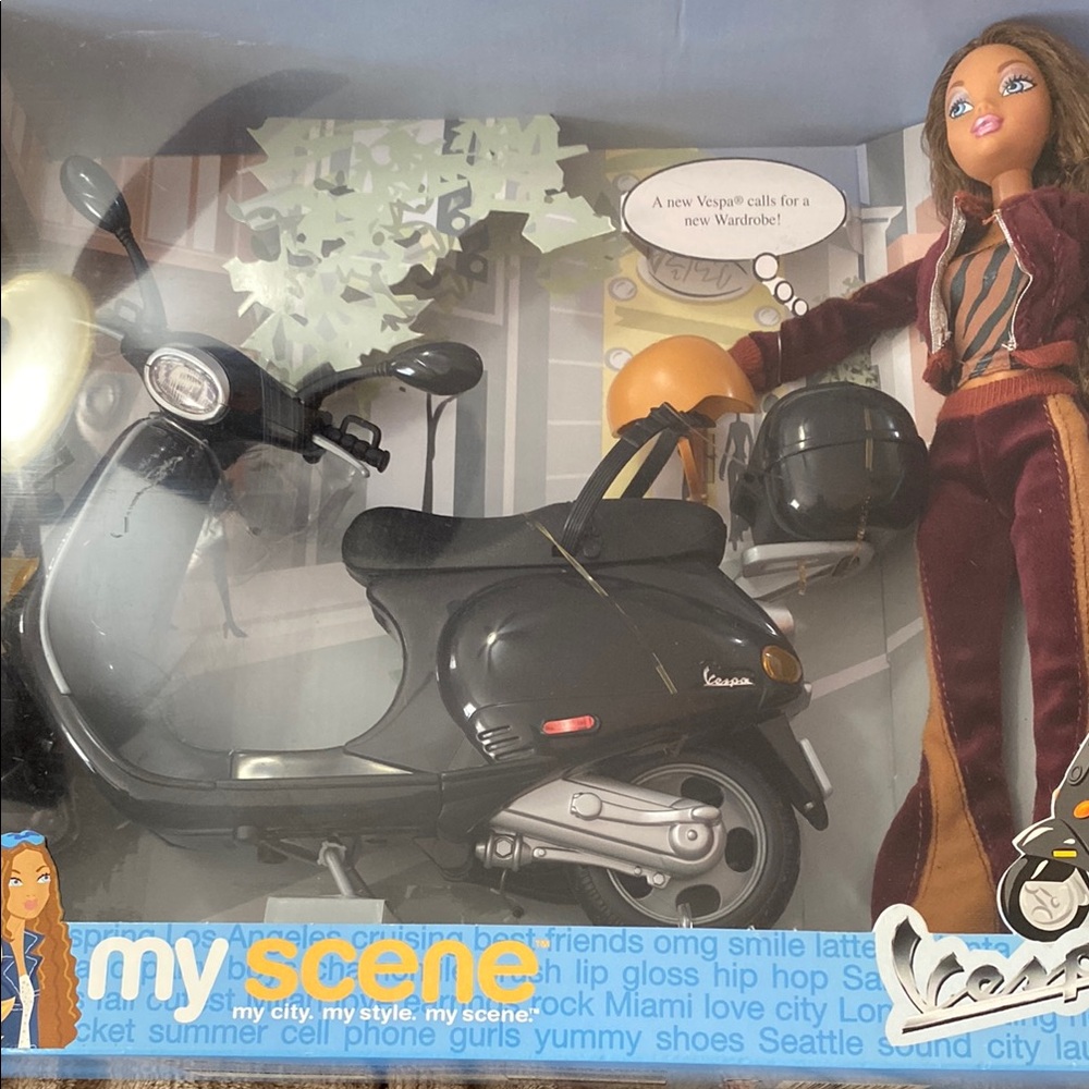 My Scene Doll with Vespa Scooter